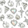 18Pcs 8 Styles Alloy Glass & Resin Pendants DIY-FS0005-35-3