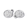304 Stainless Steel Charms STAS-C066-18P-3