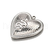 304 Stainless Steel Pendants STAS-M116-08P-2
