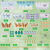 SUNNYCLUE DIY Butterfly Earring Making Kit DIY-SC0020-33-2
