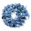 Natural Dyed White Jade Beads Strands G-H057-A22-03-3