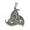 316 Surgical Stainless Steel Pendants STAS-E212-138AS-1