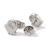 Non-Tarnish 304 Stainless Steel Octopus Stud Earrings for Women EJEW-G389-03P-2