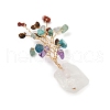 Natural Mixed Gemstone Chips Tree of Life Display Decorations AJEW-JD00015-01-3