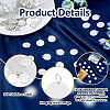 SUPERFINDINGS 60Pcs Brass Pendants FIND-FH0009-78B-4