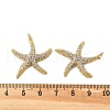 Brass Micro Pave Cubic Zirconia Pendants KK-R229-08G-3