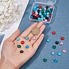 SUPERFINDINGS 48Pcs 7 Colors Synthetic Gemstone Cabochons G-FH0002-33-3
