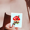 Mushroom Theme Carbon Steel Cutting Dies Stencils DIY-WH0309-1601-7