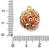Brass Enamel Pendants KK-F895-06G-4