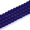 Transparent Glass Beads Strands GLAA-T032-T6mm-MD15-1