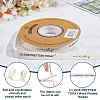 30 Yards Cotton U LOOK PRETTIER TODAY Word Printed Ribbon OCOR-WH0086-87E-4