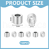 Unicraftale 150Pcs 304 Stainless steel Spacer Beads STAS-UN0057-66-3