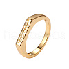 Retro Fashionable Brass Finger Rings for Women FS-WGEC037-04-4
