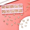 100Pcs 10 Style Rack Plating Eco-Friendly Iron Charms IFIN-YW0001-30-6