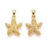 Brass Pendants KK-N257-08G-1
