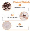 FIBLOOM 60Pcs Wood Stud Earrings Finding EJEW-FI0003-33A-4