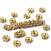Brass Rhinestone Spacer Beads RB-A014-Z8mm-01C-1