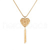 Alloy Heart Pendant Tassel Necklaces FS-WGC2B9A-03-2
