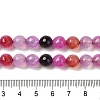 Dyed & Heated Natural Dragon Veins Agate Beads Strands G-P539-A01-27-5