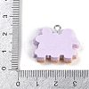 Resin Pendants RESI-I061-08B-3