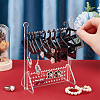 Transparent Acrylic Earring Display Stands EDIS-WH0035-17-3