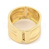 Non-Tarnish Vintage Hammered Alloy Wide Hinged Bangles for Women BJEW-L629-08G-3