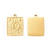 304 Stainless Steel Pendants STAS-A075-10G-2