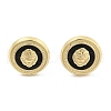 PVD Vacuum Plating Golden 304 Stainless Steel Stud Earrings for Women EJEW-Z068-12G-2