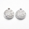 Non-Tarnish 201 Stainless Steel Pendants STAS-O118-47P-1