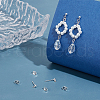 Unicraftale 3Pcs 925 Sterling Silver Stud Earring Findings STER-UN0001-40-2
