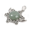 Natural & Synthetic Mixed Gemstone Pendants G-I366-02P-3