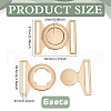 BENECREAT 6Sets Zinc Alloy Side Release Buckles FIND-BC0013-98A-2