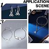 Unicraftale 30Pcs 304 Stainless Steel Charms STAS-UN0034-36-6