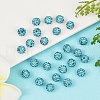Polymer Clay Rhinestone Beads RB-H284-6MM-Half-202-5