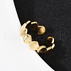 Brass Adjustable Cuff Rings for Women RJEW-B132-01A-G-2