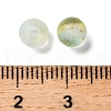 Frosted Transparent Acrylic Beads OACR-F013-12H-3