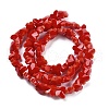 Opaque Color Glass Beads Strands EGLA-L045-I-B02-2