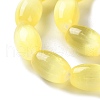 Macaron Color Natural Selenite Beads Strands G-B102-A01-03-3