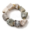 Raw Rough Natural Peace Jade Beads Strands G-Z087-B19-3