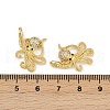 Brass Micro Pave Cubic Zirconia Pendants KK-C093-12G-3