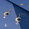 Yilisi DIY Star & Moon & Sun Drop Earring Making Kit DIY-YS0001-36-26