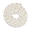Electroplate Shell Pearl Beads Strands BSHE-G010-4x7mm-01-3