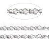 Tarnish Resistant 304 Stainless Steel Textured Twist Oval Link Chains CHS-G027-05P-2