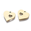 201 Stainless Steel Pendants STAS-T044-212G-2