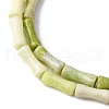 Natural Jade Beads Strands G-L624-G07-12x5mm-4