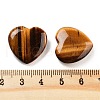 Mother's Day Gifts Heart Natural Tiger Eye Palm Stones G-C134-06A-13-3