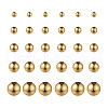 Mega Pet 400Pcs 5 Style 304 Stainless Steel Beads STAS-MP0001-10-3