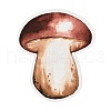 50 Pieces Paper Waterproof Decorative Stickers For Cute Mushrooms STIC-R001-13-4