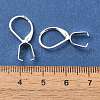 Ion Plating(IP)  304 Stainless Steel Leverback Earring Findings STAS-U025-01S-02-3