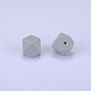 Hexagonal Silicone Focal Beads SI-JX0020A-99-1